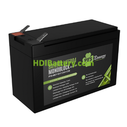 Batería de LiFePO4 PFS Energy 12.8V 7.2Ah | PFS-MK7-12V7.2Ah-C26